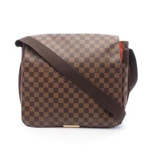 Louis Vuitton Bastille Shoulder Bag Canvas Leather Damier Brown